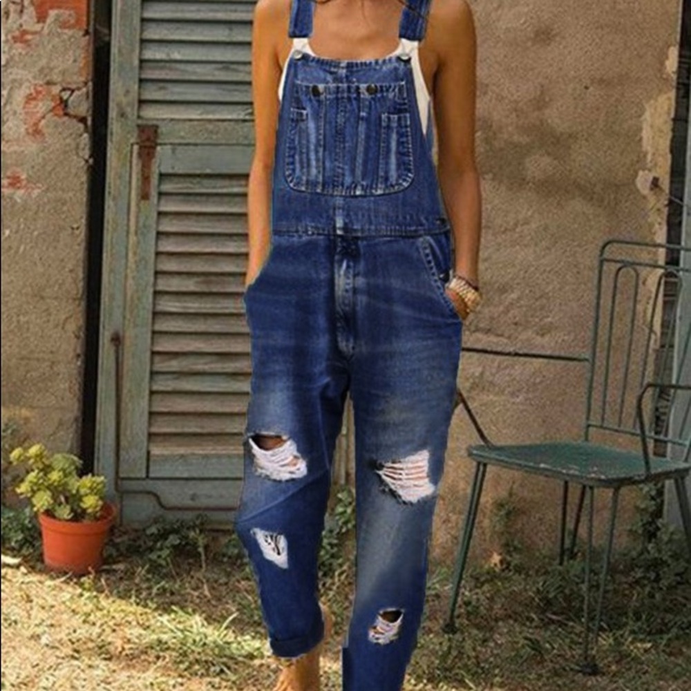 Denim Overalls